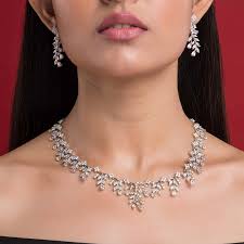 Silver Necklace Set